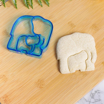 Kids Sandwich Cutter Bread Mold Cartoon Squirrel Sea Dog Bread Knife Sandwich Cutter Sealer for Bento Lunch Boxes Accessories