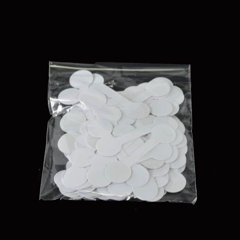 100pcs/50pcs Jewelry Strung Pricing Price Tags with String Gold Merchandise Cloth Label Price Label