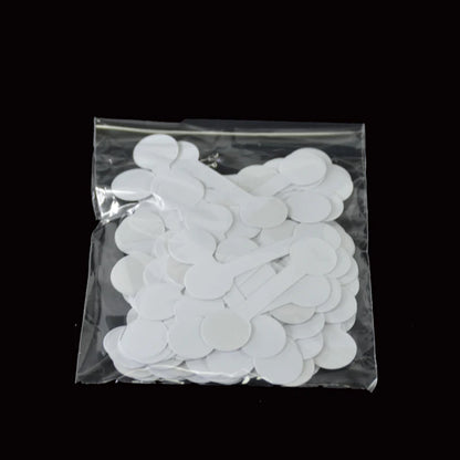 100pcs/50pcs Jewelry Strung Pricing Price Tags with String Gold Merchandise Cloth Label Price Label