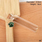 Pet Fur Memorial Glass Bottle Cat Whiskers Storage Bottle With Cork Stopper Perfect For Storing Dog Cat Hair As Souvenir