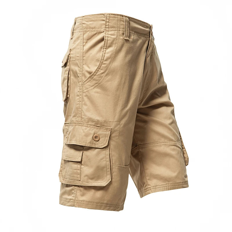 Men's Cargo Shorts Big Size Sports Knee Shorts Classic Short Pants Streetwear Hip Hop Straight Loose Pants