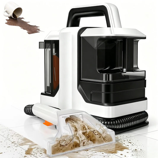 Portable Carpet Cleaner Machine 750W 15KPA Multifunctional Handheld Mite Remover Sofa Carpet Wet Cleaner for Sofa Car Seat