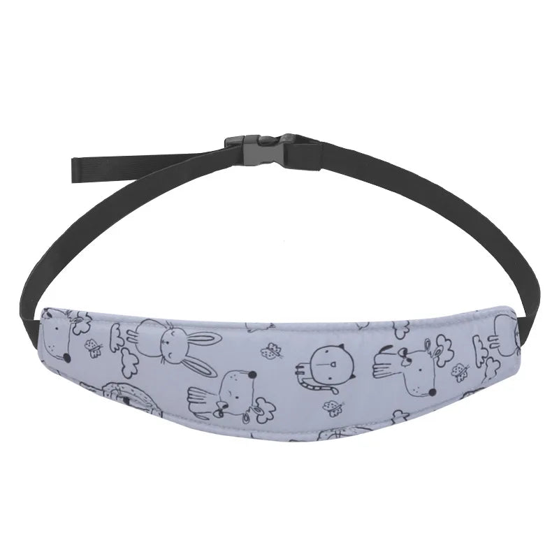 Baby Carseat Head Support Adjustable Infant Stroller Neck Relief Strap Pillow Fastening Belt Headrest  Toddler Sleep Positioner