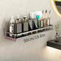 Shower Shelf No Drill Wall Mount with Removable Hook Self-Adhesive Quick Drain Shelf for Bathroom and Kitchen Bathroom Shelf