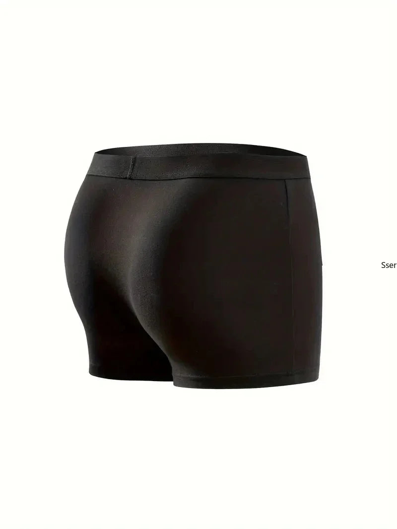 10PCS Men's Underwear Black Color Men Underpant High Stretch Boxer Shorts Sexy Men Panties Plus Size L-4XL Breathable Men Boxer