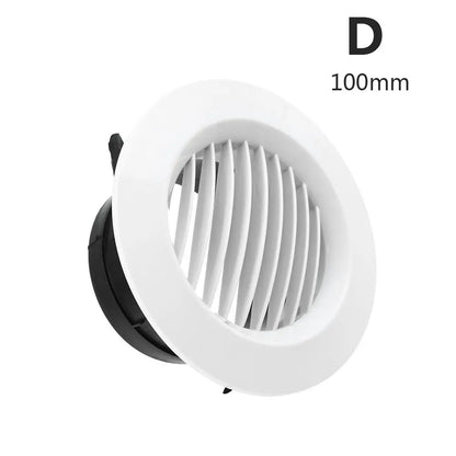 100/150mm Various Shapes Air Vent Extract Valve Grille Air Circulation Vents Cover Round Ducting Ventilation Cover Accessories