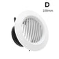 100/150mm Various Shapes Air Vent Extract Valve Grille Air Circulation Vents Cover Round Ducting Ventilation Cover Accessories