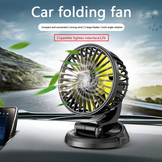 Mini Vehicle Cooling Device Adjustable 5/12/24V Car Air Cooler 2 Speed Automobile Vehicle Accessories