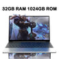 14.1" Ultra Slim Portable Laptop Intel Core I9-10980HK Win11 Pro 16GB RAM 2TB SSD FHD WiFi6 BT5.2 Gaming Office Student Notebook