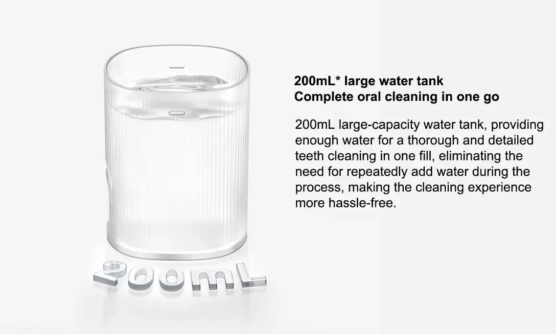 XIAOMI MIJIA MEO705 Portable Oral Irrigator Dental Teeth Whitening Flosser Bucal Tooth Cleaner Waterpulse Water Thread for Teeth