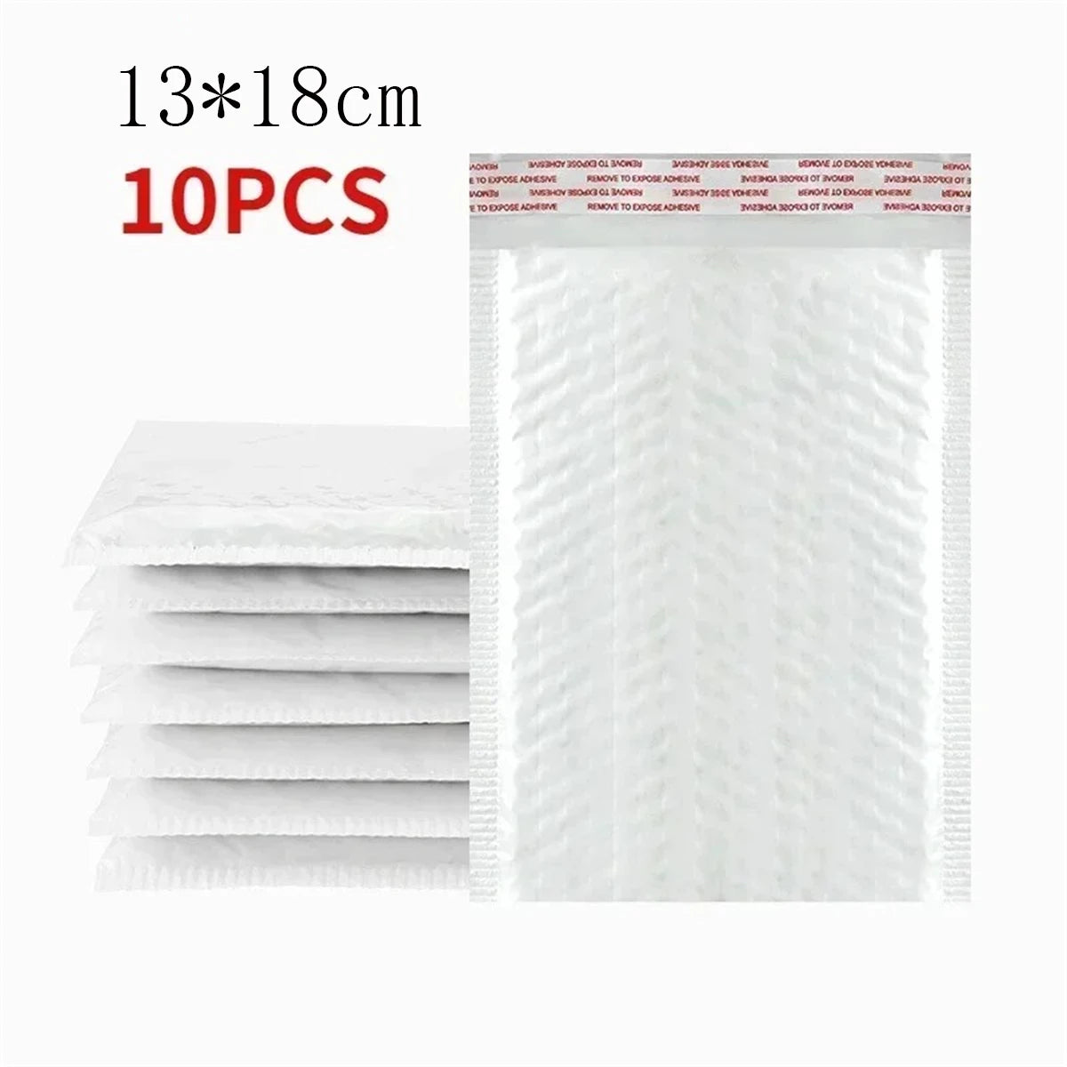 10-50Pcs Bubble Envelopes White Foam Shipping Bags Poly Bubble Mailers Pad Self Seal Packing Bags for Magazine 11cm 15cm 23cm