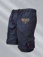 Monaco Flag Printed Cargo Shorts Summer Men's Tactical Shorts Casual Loose Multi-pockets Elastic Waist Work Jogging Short Pants