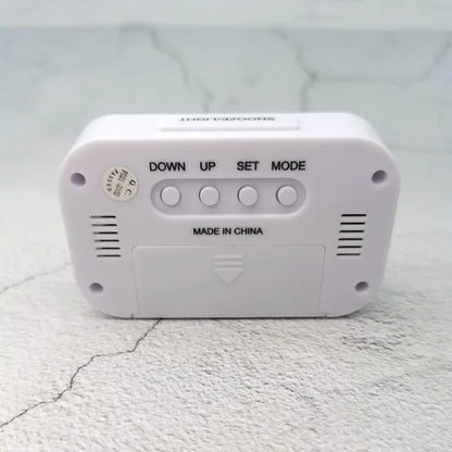 Led Digital Alarm Clock with Light Sensor, Luminous Display, Snooze, Mute, Calendar, Backlight, Always-On Desktop Table Clock