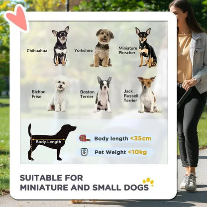 3 Wheel Pet Stroller for Small Dogs and Cats, Foldable Travel Pram with Breathable Mesh and Storage Bag, Sturdy Steel Frame for Walking, Charcoal Grey, 75x45x97 cm, Sturdy, Lightweight, Comfortable, Safe, Space Saving