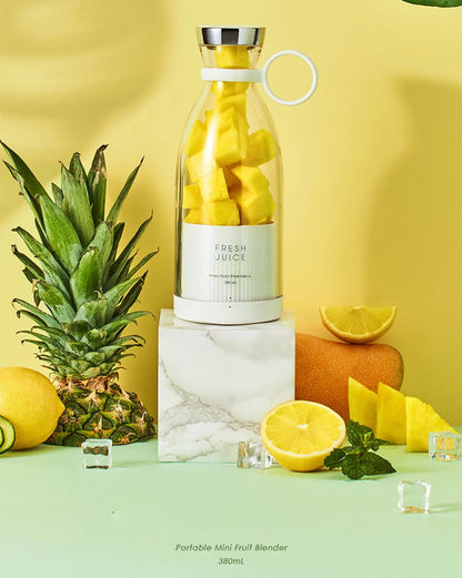 HOMEFISH Electric Juicer Blender Usb Mini Fruit Mixers Fruit Extractors Food Milkshake Multifunction Juice Maker Machine
