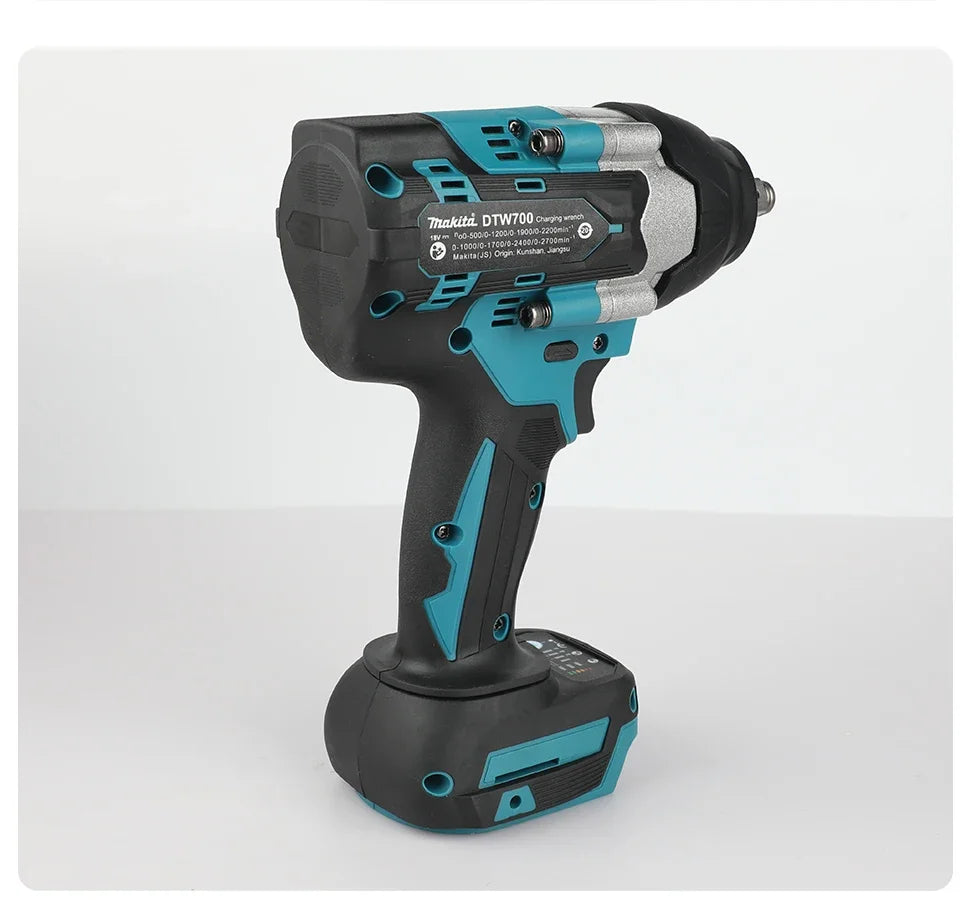 Makita DTW700 Cordless Impact Wrench 18V Brushless Motor  Variable Speed Electric Wrench High Effieiency Durable Auto Stop