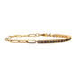 Luxury Color Cubic Zirconia Gold Color Tennis Bracelets For Women Girls 2022 New Trend Chain Bracelets Jewelry Party Gifts