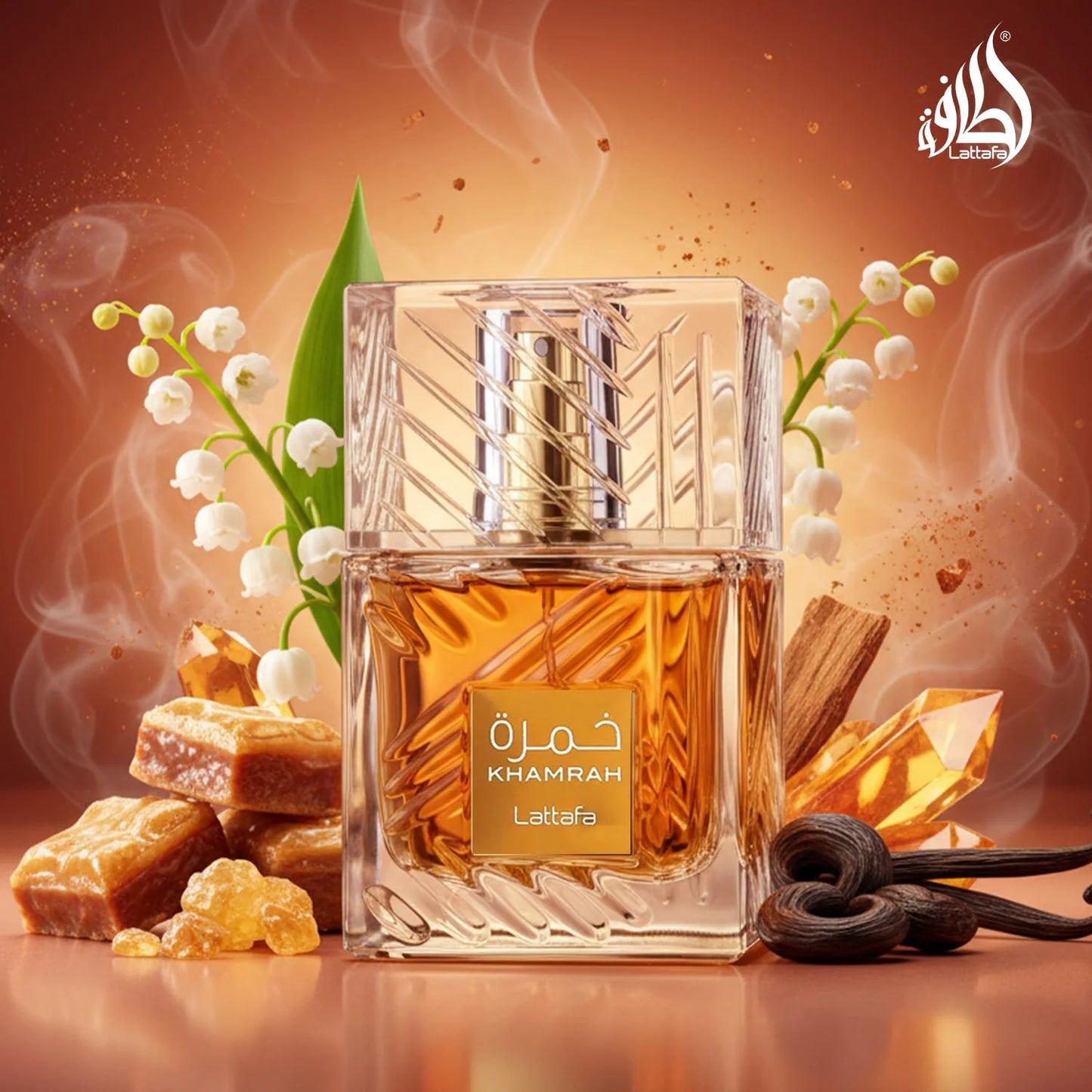 Warm Spicy, Amber, Cinnamon - Eau de Parfum Long-Lasting Fragrance for Unisex-Lattafa Khamrah