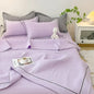 French Skin-friendly Spring Summer Blanket Set Elegance Princess Bubble Yarn Quilted Duvet Lightweight Air Conditioning Quilt