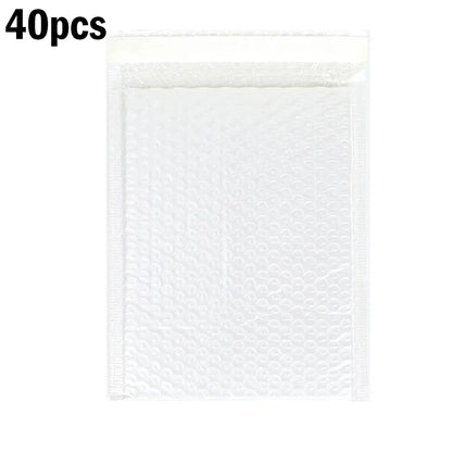 50-10PCS Black/Pink/White Bubble Mailers Delivery Package Packaging Small Business Supplies Bubble Envelopes Packing Bag Mailer