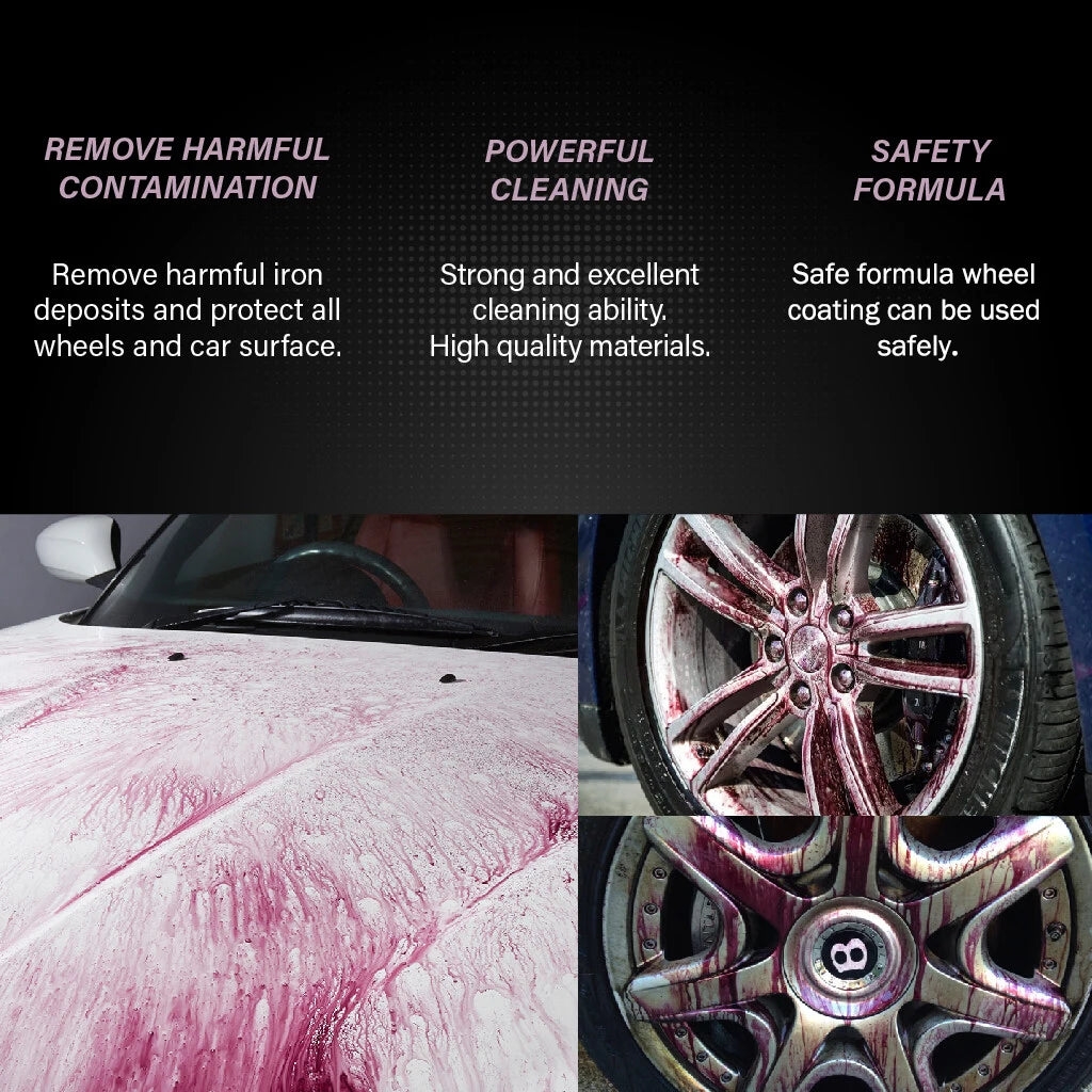 200ml Car Iron Remover Protect Paint Wheels And Brake Rim Metal Dust & Iron Powder Remover JB-XPCS 18