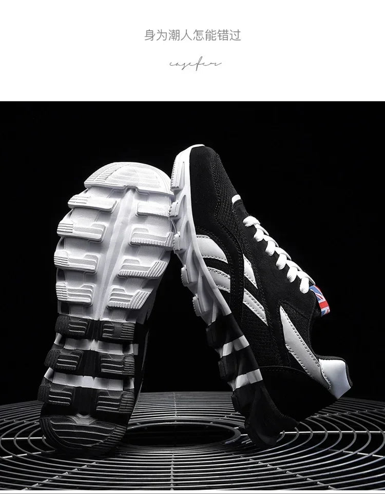 Brand Trend Size 38-48 Men's Wear-resistant Cushioning Thick-soled Fitness Sneakers Outdoor Breathable Running Shoes for Men
