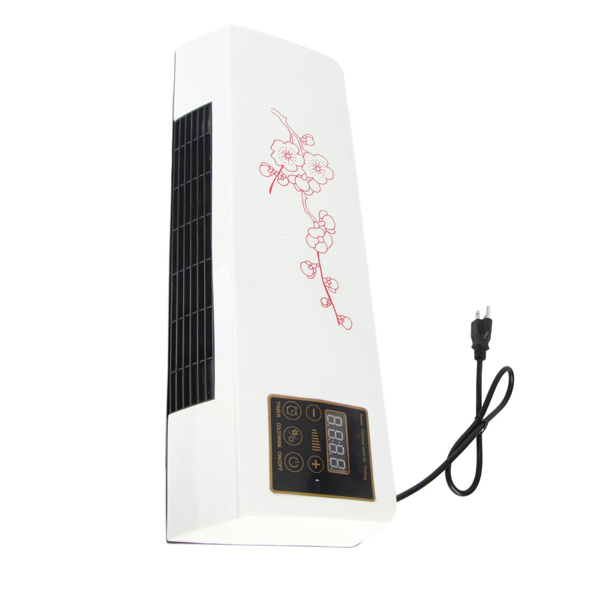 Electric Air Conditioner Fan Wall Mount Easy  Temperature  Timer Heating and Cooling Fan Cooling Heating Fan