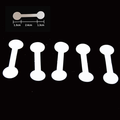 100pcs/50pcs Jewelry Strung Pricing Price Tags with String Gold Merchandise Cloth Label Price Label