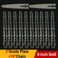 Chain for Mini Chainsaw 8 Inch 1/4"P Electric Saw 45 knots 22 knives Saw Blade Wireless Mini Saw Bar Chain Guid Logging Chainsaw