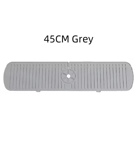 Silicone Tap Mat,Sink Splash Guard,Kitchen Tap Silicone Drain Mat, Silicone Tap Handle Drip Catcher Tray, Tap Mat for Kitchen