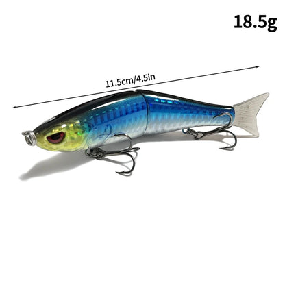 11.5cm/18.5g Balam Glide Bait Catfish Joint Giant Hard Bait Swimbait for Pike Bass Saltwater Glide Bait Leurre De Pêche