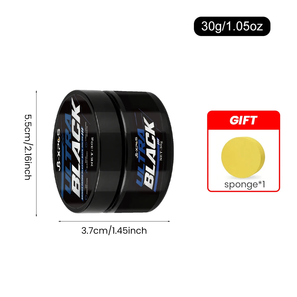Car Plastic Restorer Cream Leather Care Anti-Aging Deep Moisturizing Restore Shine  Auto Detailing Long-Lasting YT2032
