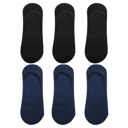 6 Pairs/Lot Men's Bamboo Breathable Invisible Socks Low Cut Casual Cotton Boat Non-Slip No Show High Quality Sock