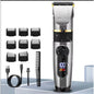 Professional Hair Clipper Rechargeable Electric Trimmer For Men Beard Kids Barber Cutting Machine Haircut LED Screen Waterproof