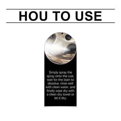 Rust Remover Lubricant Spray Anti Rust with Rust Converter for Wheels Brake Dust Remove Oxidation Car Accessories