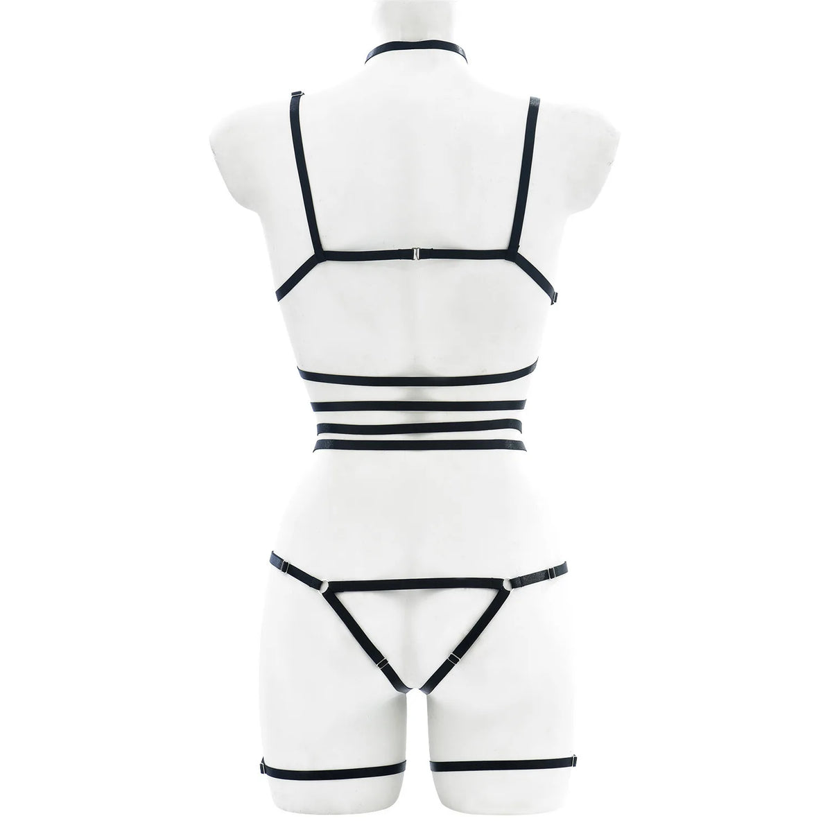 Fun Elastic Binding Strap Set Without Underwear Adjustable Sex Party Props Bdsm Couple Sex