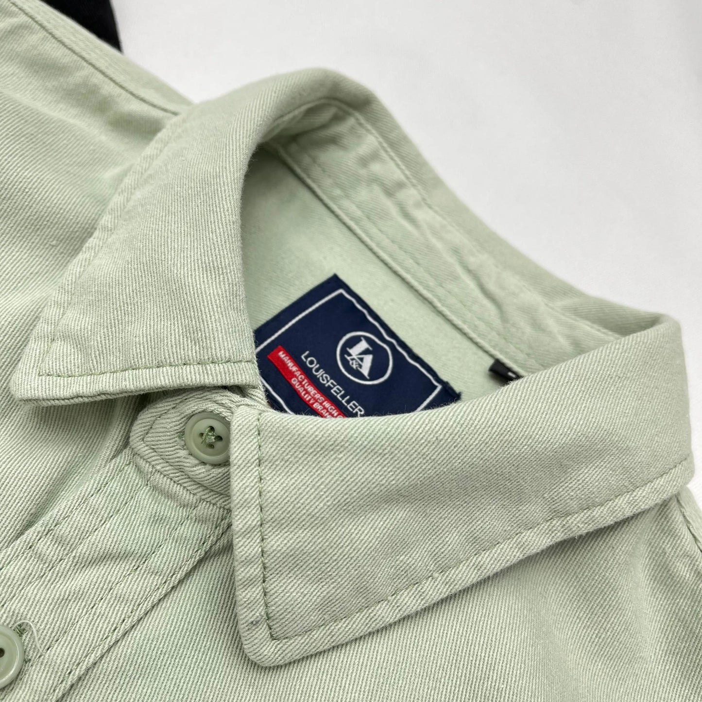 Autumn New Japanese Retro Heavyweight Twill Long-Sleeve Turn-down Collar 100% Cotton Shirt Men's Fashion Washed Casual Blouses