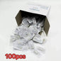 50/100Pcs 2 Color Yellow Transparent Disposable Sterile Heparin Cap Veterinary Animal Lab IV Cannula Infusion Lock Connector