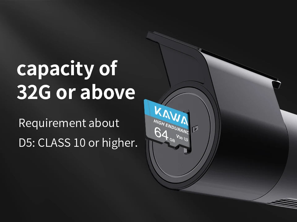 2K Dash Camera For Car DVR Dash Cam In The Car KAWA D5 Video Recorder Emergency Voice Control WiFi APP Monitor WDR Dashcam