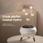 Dynamic Rainbow Jellyfish Essential Oil Fragrance Machine 250ml Essential Oil Diffuser Ultrasonic Porous Atomization Humidifier