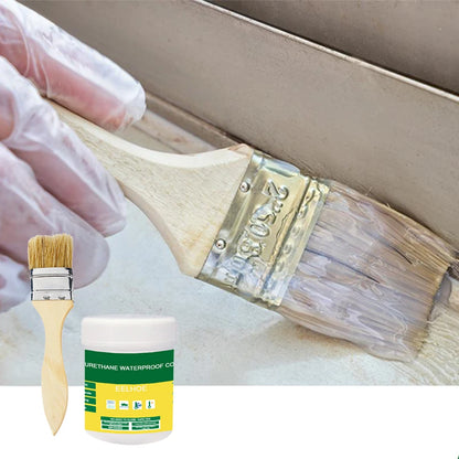 1-3Pcs Transparent Waterproof Agent With Brush Coating Sealant Agent 30/100/300g Polyurethane Glue For Home For Roof Bathroom