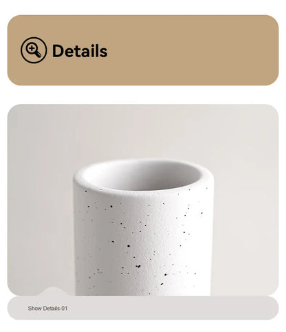 Creative U-shaped Ceramic Vase Flower Pots Desk Decoration Flowers Arrangement Porcelain Floral Vases Room Aesthetic Decor