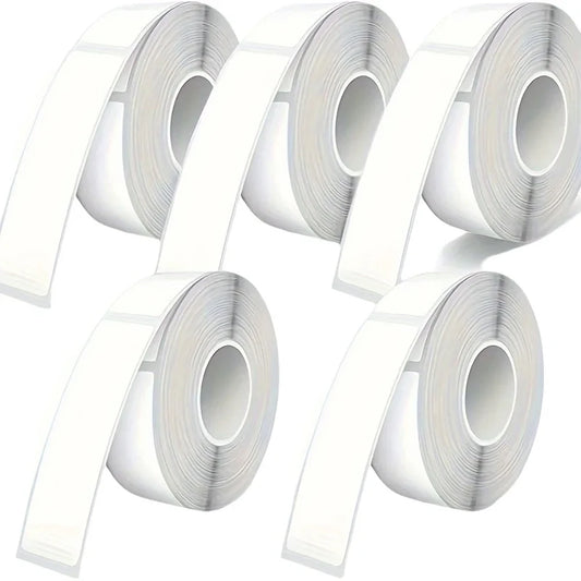 4 Rolls for Phomemo Adhesive Label for D30 Portable Thermal Label Maker, 0.47 X 1.57 In (12 X 40 mm) 180 Label/Roll Color P11 P1