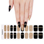 16/20/22Tips Semi-Cured Gel Nail Wraps Full Cover Manicure DIY Waterproof Long Lasting Gel Nail Stickers set for UV Lamp Need
