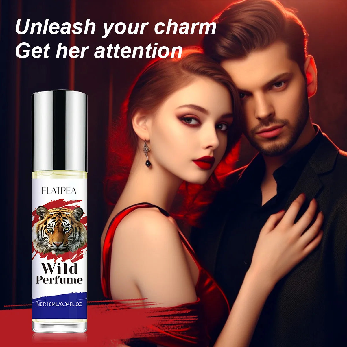 10ML Wild Men's Perfume Fresh Woody Fragrance Eau De Toilette  Dating Fragrance Travel-Size Perfumes Portable Rollerball Oil