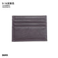 Custom Company Logo Cowhide Card Holder Woman Man Fashion Slim Mini Card Bag Genuine Leather Engrave Name Luxury Casual Purse