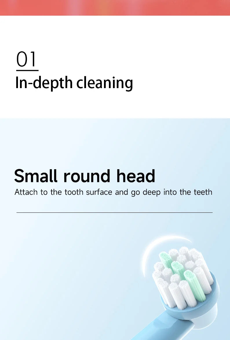 Electric Toothbrush Head Replacement Children Kids Brush Heads Fit for Oral Pro-Health B Stages D100K 4510K D10 D12