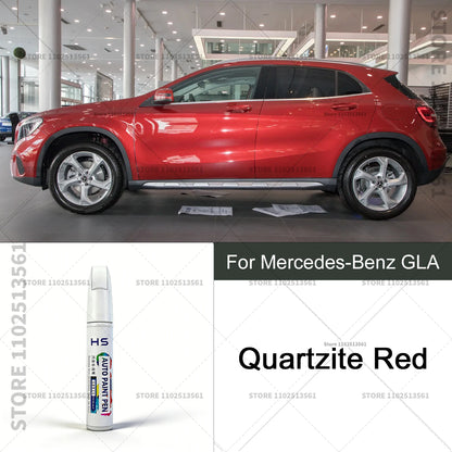 Car Paint Repair Pen Touch Up Scratch Remover DIY Auto Accessories For Mercedes-Benz GLA Jewel Blue Polar White Rose Gold Red