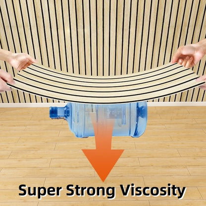 Thick Wood Grain Self-adhesive Wall Sticker Waterproof for Home Decortion Peel and Stick Foam Wallpaper Bedroom Living Room