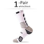 Elite Sport Cycling Basketball Socks Compression Running Man Black Trend Breathable Long Hiking Damping Athletic Professional
